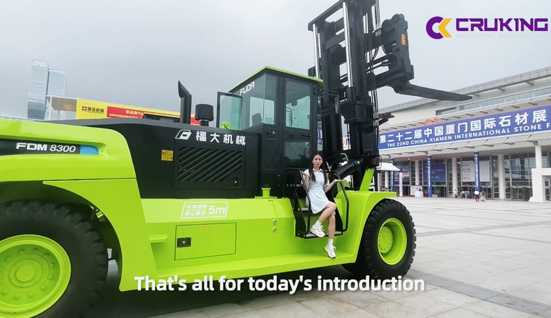 FUDA FDM8300 Forklift | Xiamen Stone Fair 2022