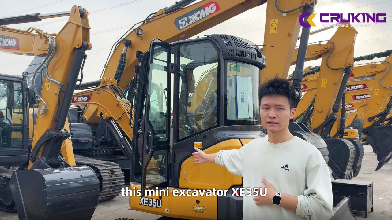 Compact Digging with XCMG XE35U Excavator