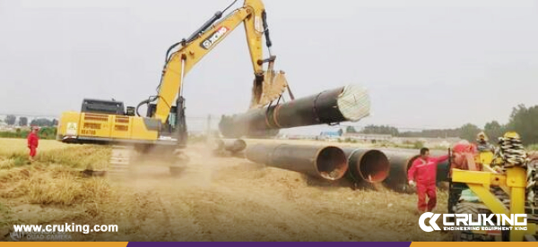 XCMG Excavators Help Build China-Russia Natural Gas Pipeline