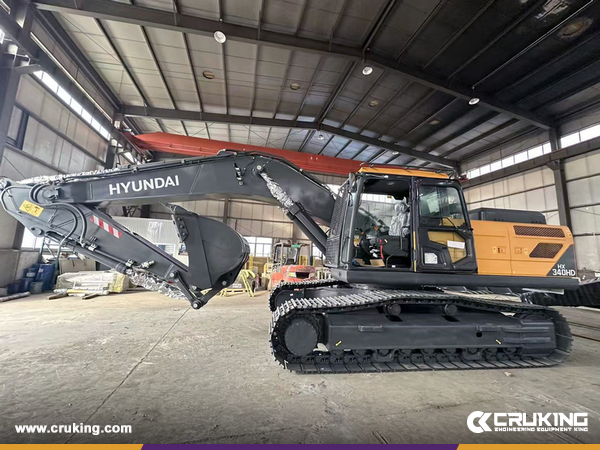 Algeria - 4 Units HYUNDAI HX340HD Crawler Excavator